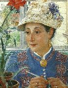 Ernst Josephson Portratt av Jeanette Rubenson china oil painting reproduction